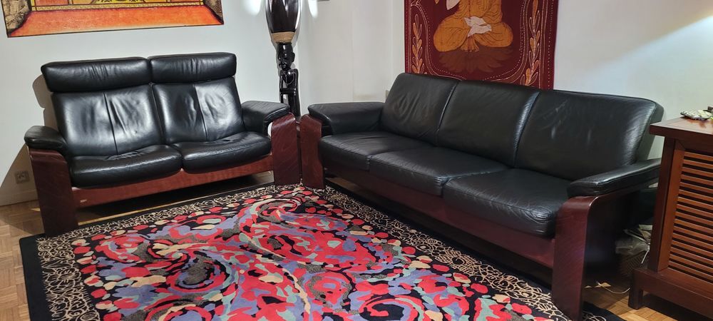 salon cuir Ekornes Meubles