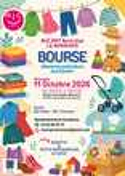 Bourse aux v&ecirc;tements, articles de pu&eacute;riculture, livres, jeux Bourse d'objets