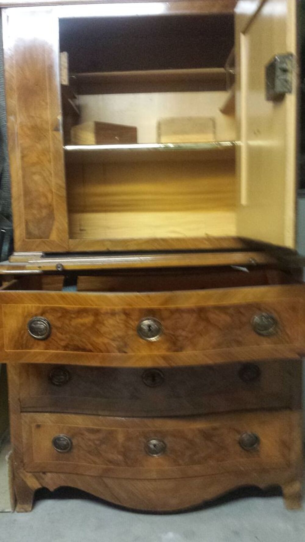 Commode tr&egrave;s ancienne fin 19 &egrave;me si&egrave;cle bois rare 