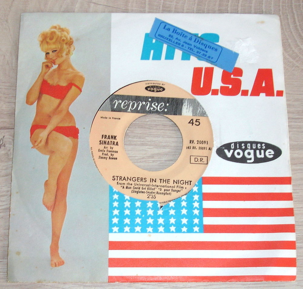 FRANK SINATRA - 45t JUKE BOX - STRANGERS IN THE NIGHT - 1966 CD et vinyles