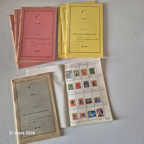 Lot de 11 carnets à choix philatéliques avec timbres 30 Aubusson (23)