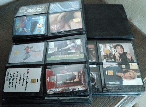 Lot 2 cartes telephone 80 chassires (03)