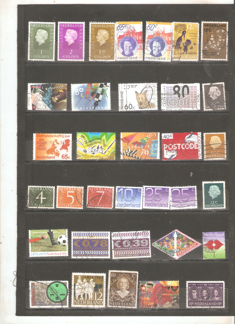 LOT DETIMBRES LES PAYS BAS 