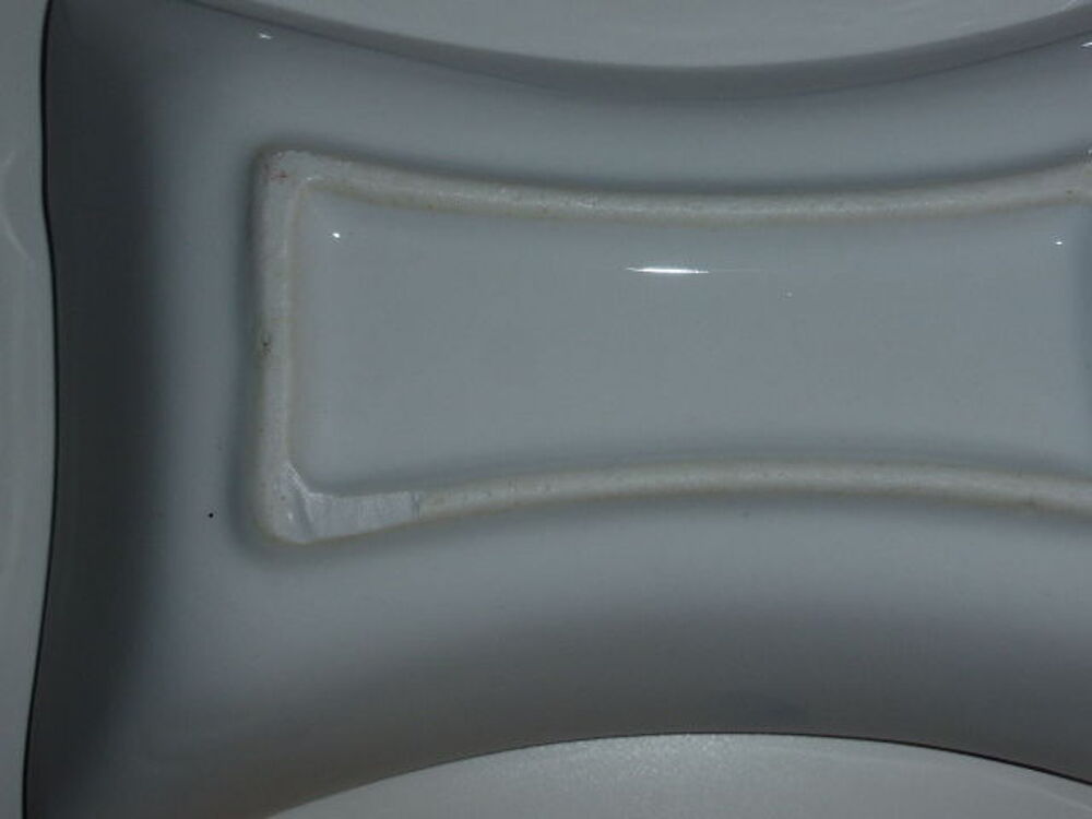 Lot de 3 coupelles quadrill&eacute;es bleu et blanc Cuisine