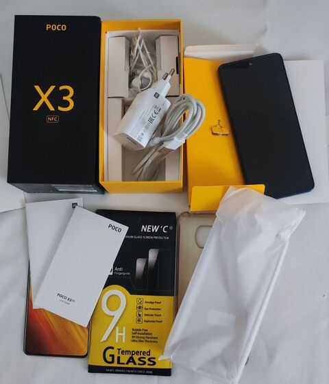 Smartphone Xiaomi Poco X3 FNC Bleu 6Go/ 128Go 100 Blaringhem (59)