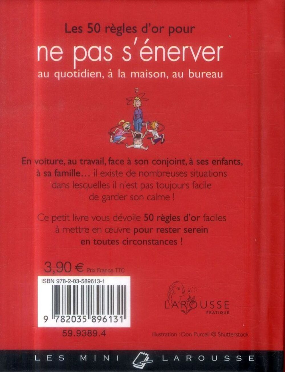 Les 50 r&egrave;gles d'or pour ne pas s'&eacute;nerver - Sophie D. Rougier Livres et BD