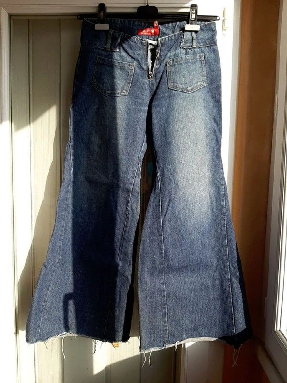 Pantalon jeans femme Taille S Vtements