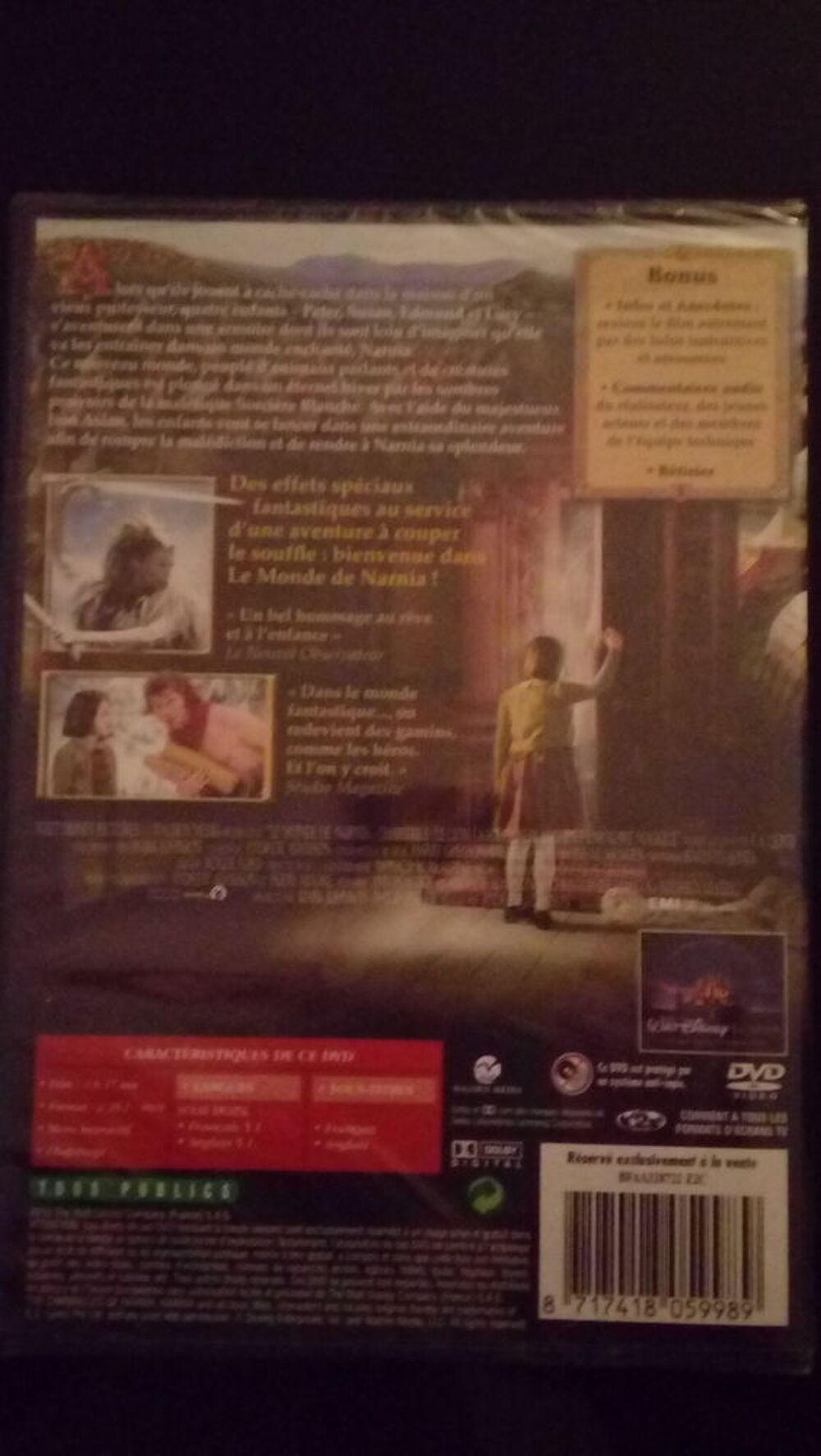 DVD &quot;Le Monde de Narnia&quot; - Chapitre 1 (Neuf) DVD et blu-ray