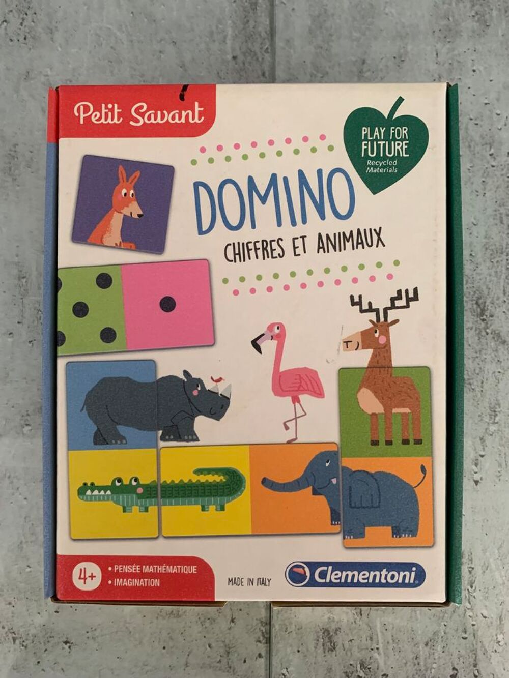 Jeu enfant Clementoni petit savant " Domino chif Livres et BD