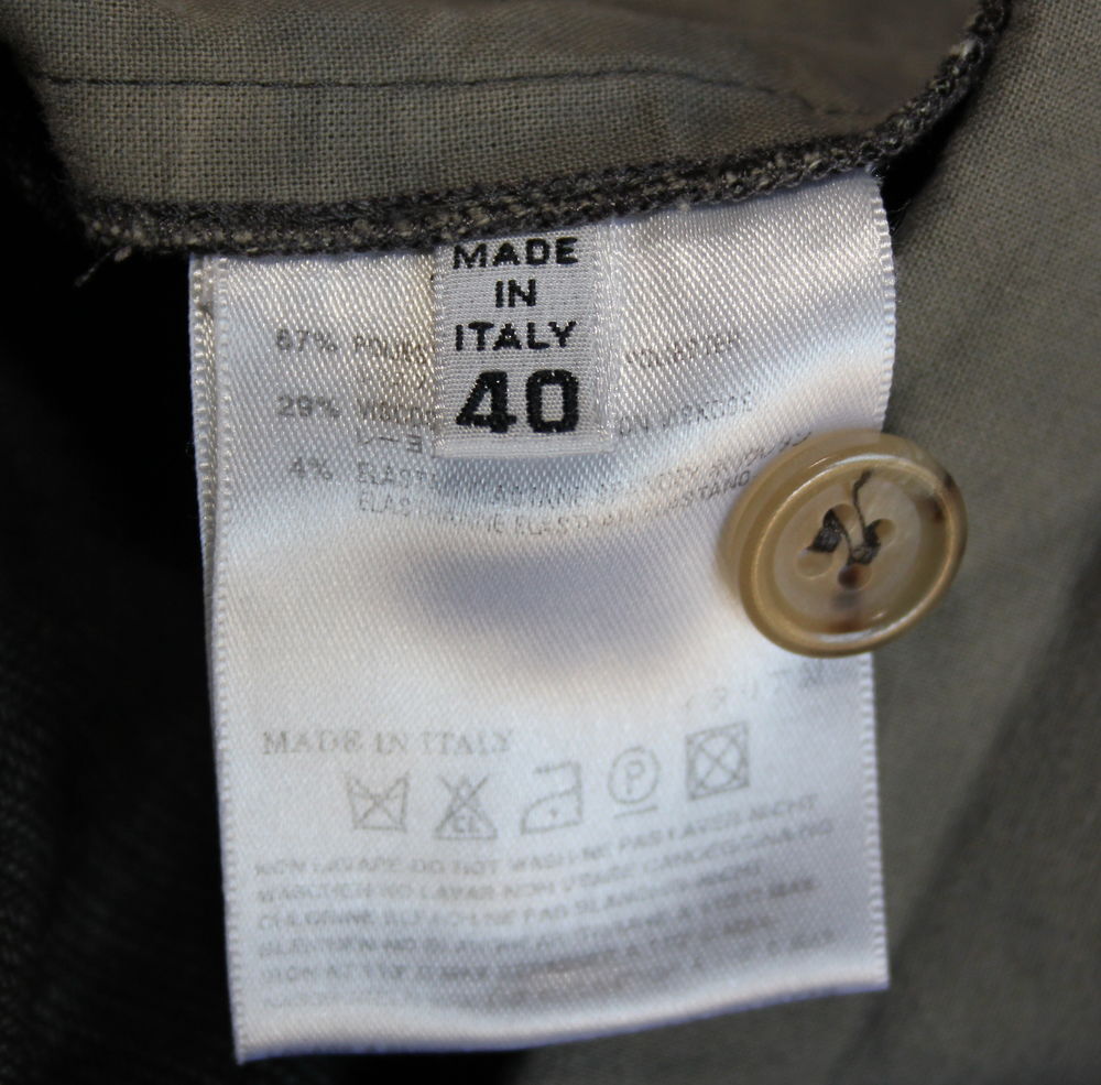 Pantalon gris &amp; beige MAISON MARTIN MARGIELA T.38 Vêtements