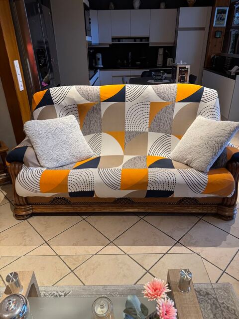 Canap� 3 places cuir et 2 fauteuils . 50 Scionzier (74)