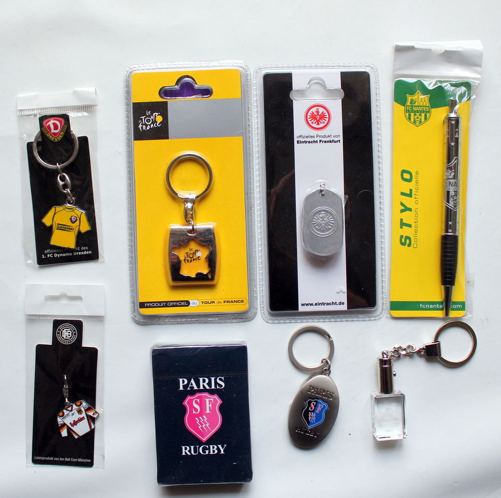 Gadgets rugby, tour de France, sports 