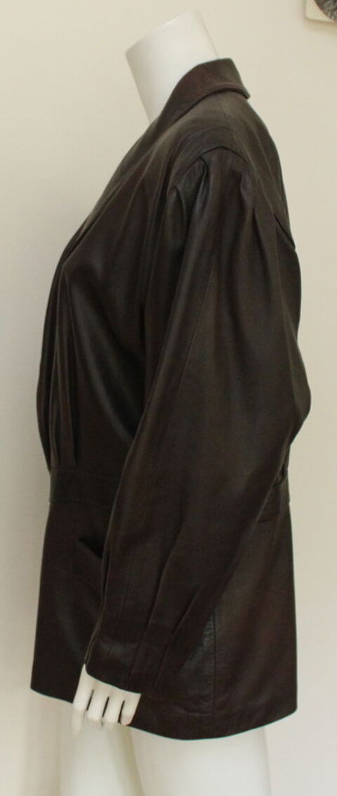 Veste cuir marron PRESTIGE CUIR T.L 90 Issy-les-Moulineaux (92)