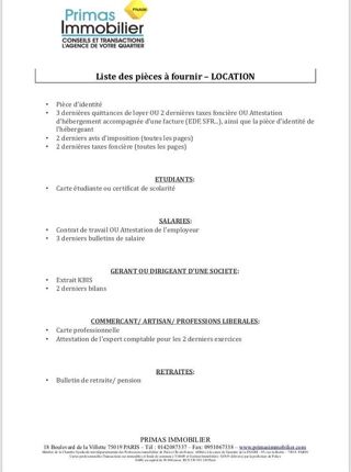  Appartement à louer 3 pièces 38 m²