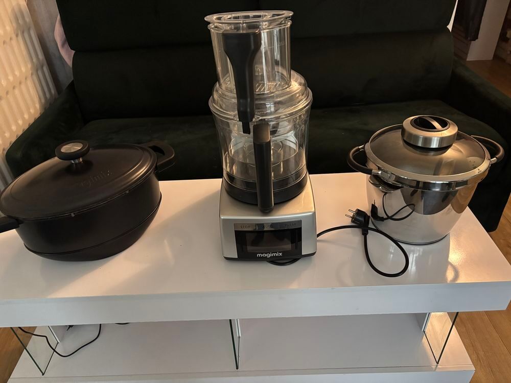 Magimix xl Connect+extracteur jus+cocotte+Decoupe original Electrom�nager