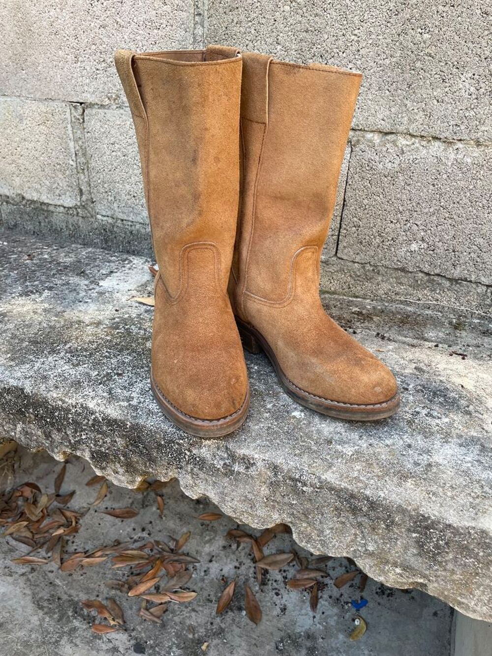 Santiags cuit retourn&eacute; Chaussures