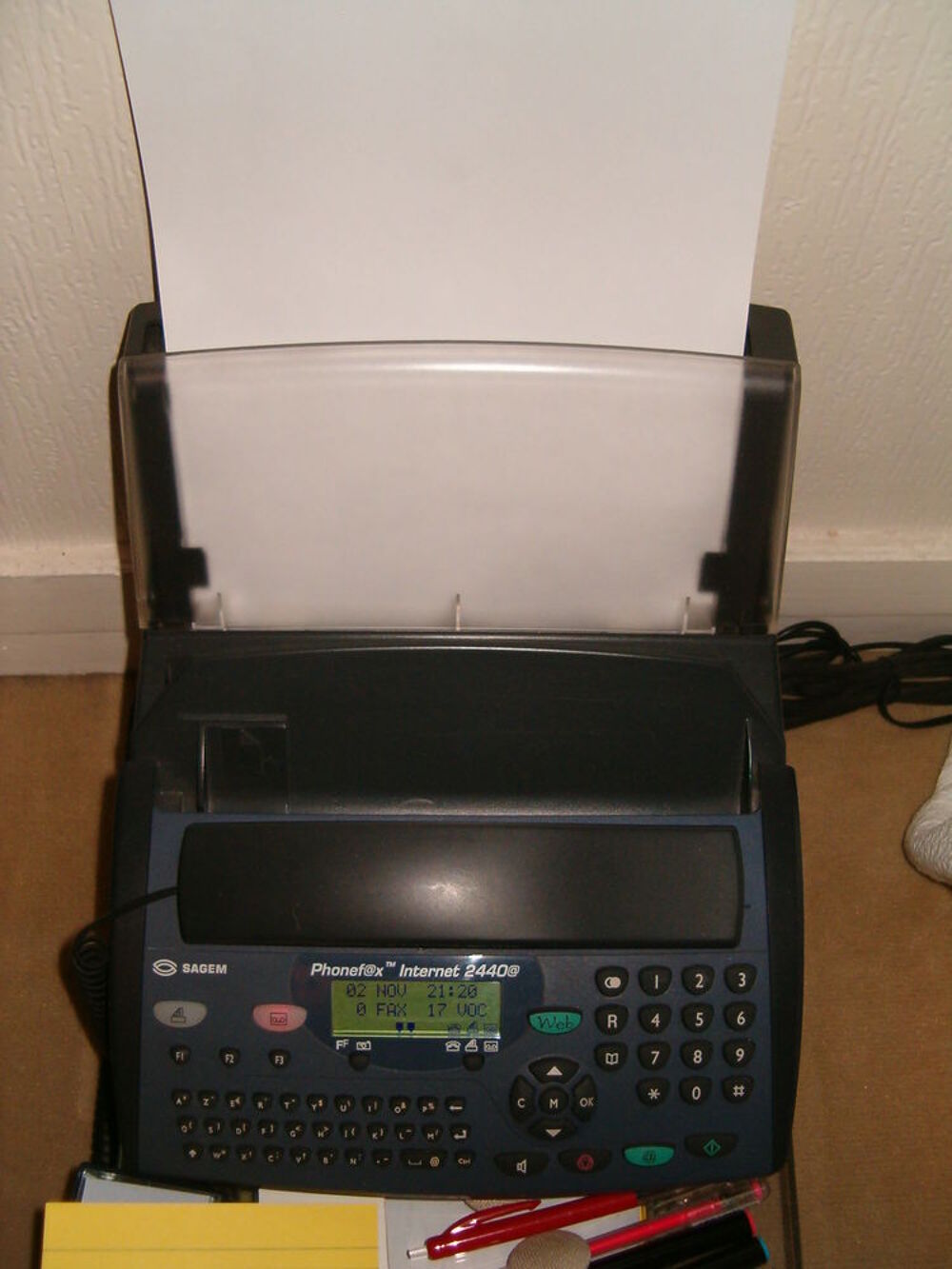 T&eacute;l&eacute;phone r&eacute;pondeur fax internet +combin&eacute; sans fil Téléphones et tablettes