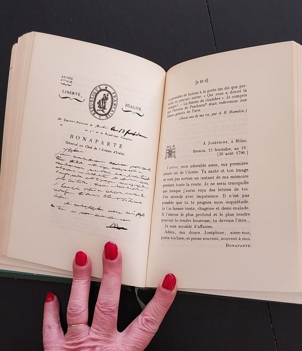 Lettres de Napol&eacute;on &agrave; Josephine Livres et BD