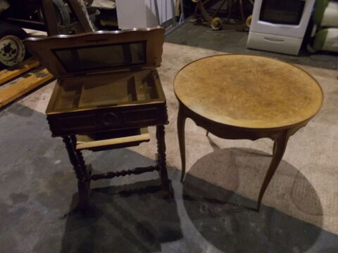 table travailleuse d'acajou piétement faire prix 130 Saran (45)