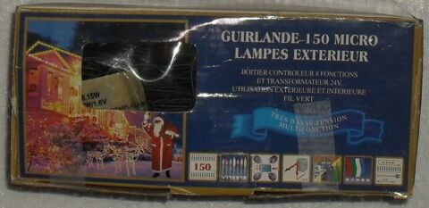 Guirlande lectrique 150 micro lampes intrieur / extrieur 17 Montreuil (93)