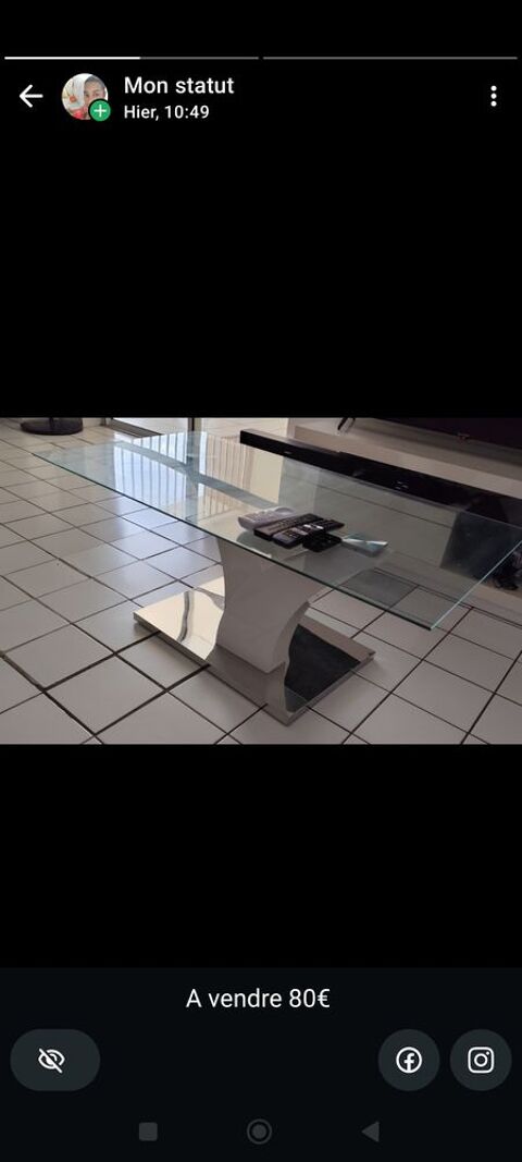 Table basse 80 Petit-Bourg (97)
