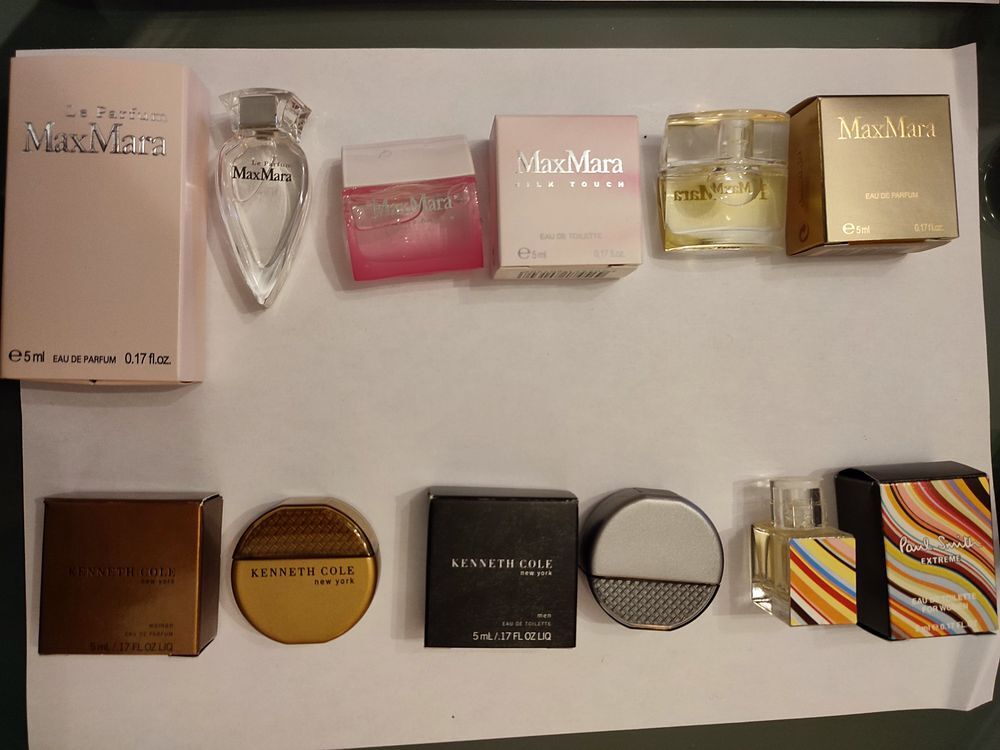 Lot de miniatures de parfum 