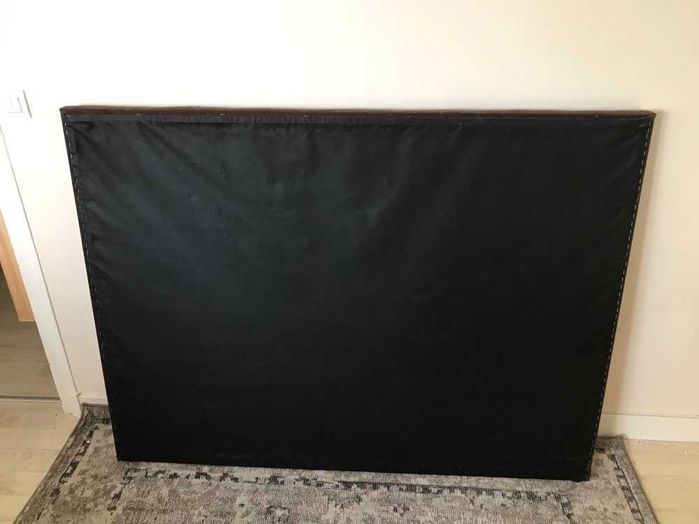 PARFAIT ETAT 160 x 120cm t&ecirc;te de lit capitonn&eacute;e marron Meubles