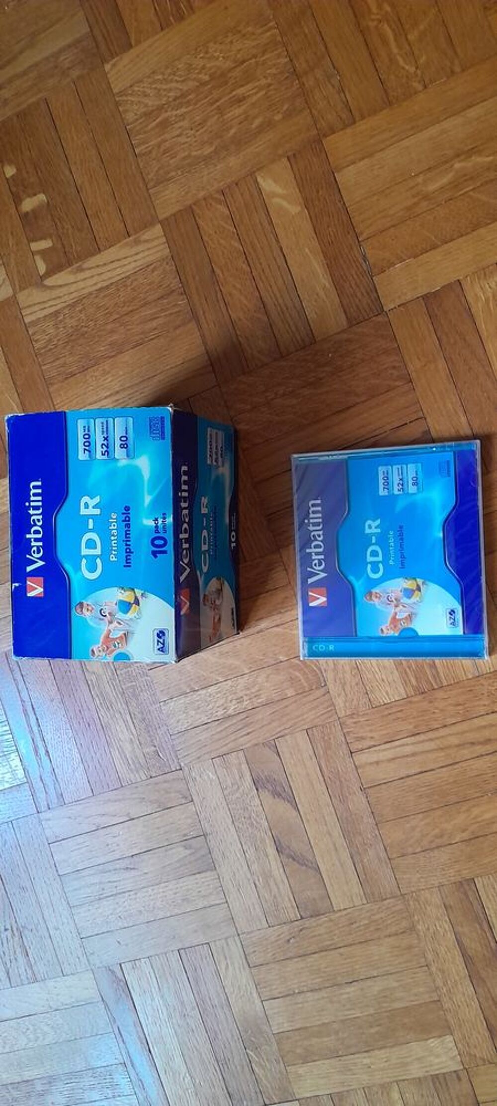 PACK DE 1O CD VIERGE IMPRIMABLE VERBATIM Photos/Video/TV