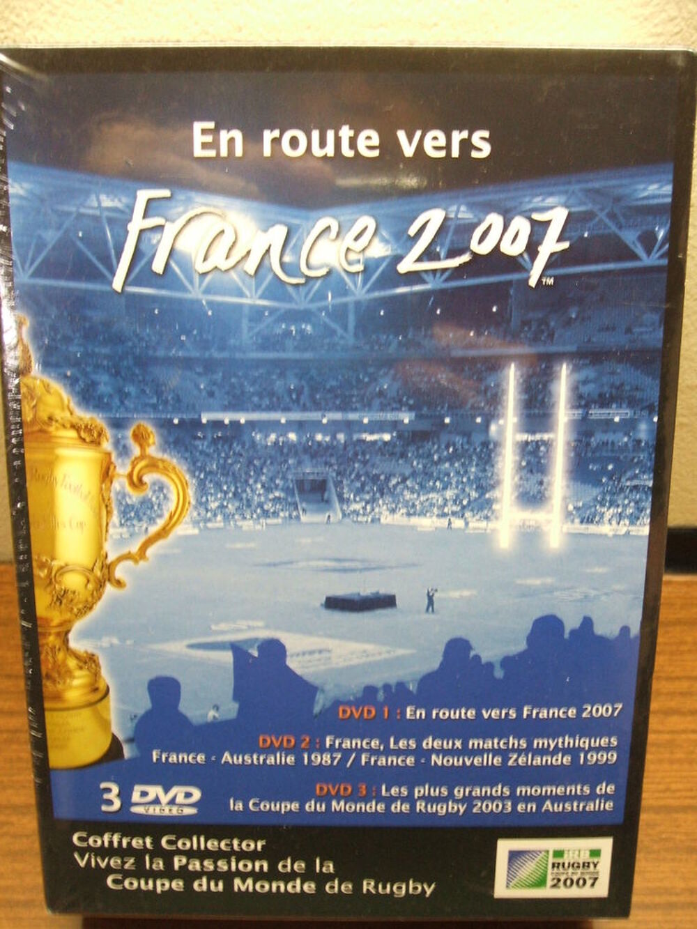 Coffret collector de 3 DVD coupes du monde de rugby
DVD et blu-ray