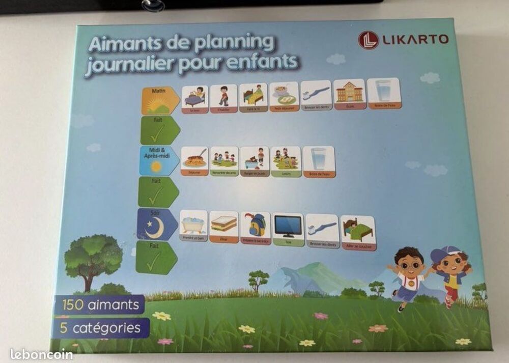 aimants routine enfant Puériculture
