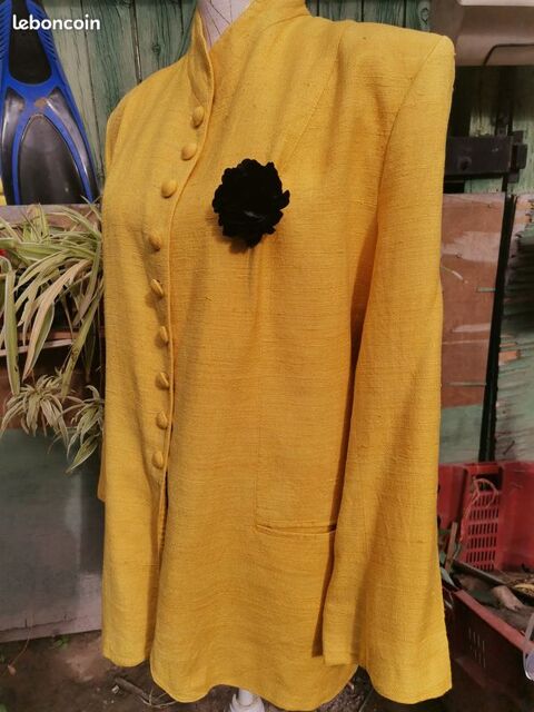 très jolie veste jaune 15 Pia (66)