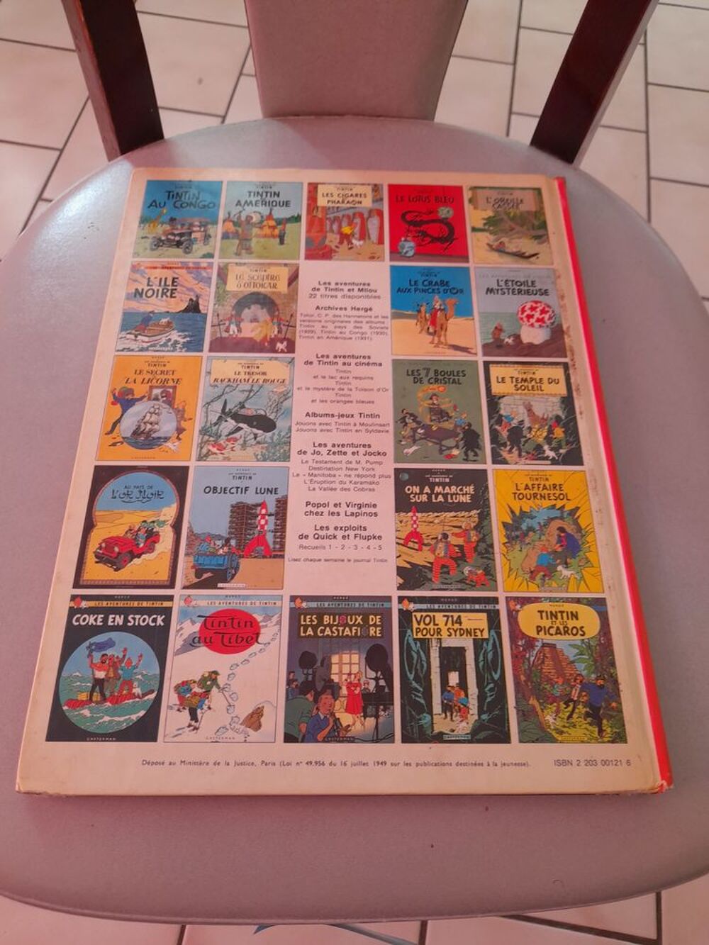 Album de tintin vol 714 pour Sydney de 1968 