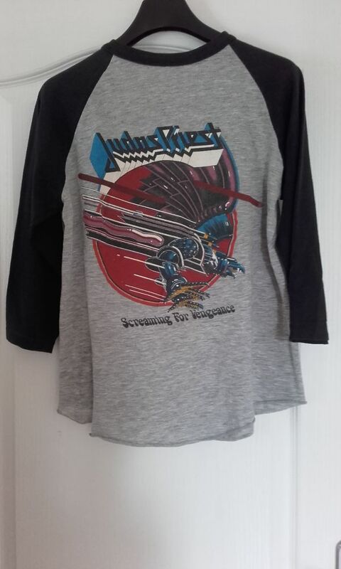 T-Shirt Jersey : Judas Priest Screaming For Vengeance World 130 Angers (49)
