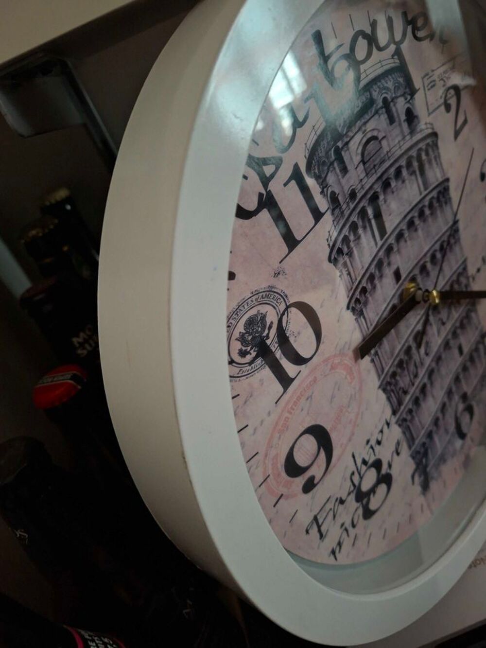 pendule murale Tour de pise Décoration
