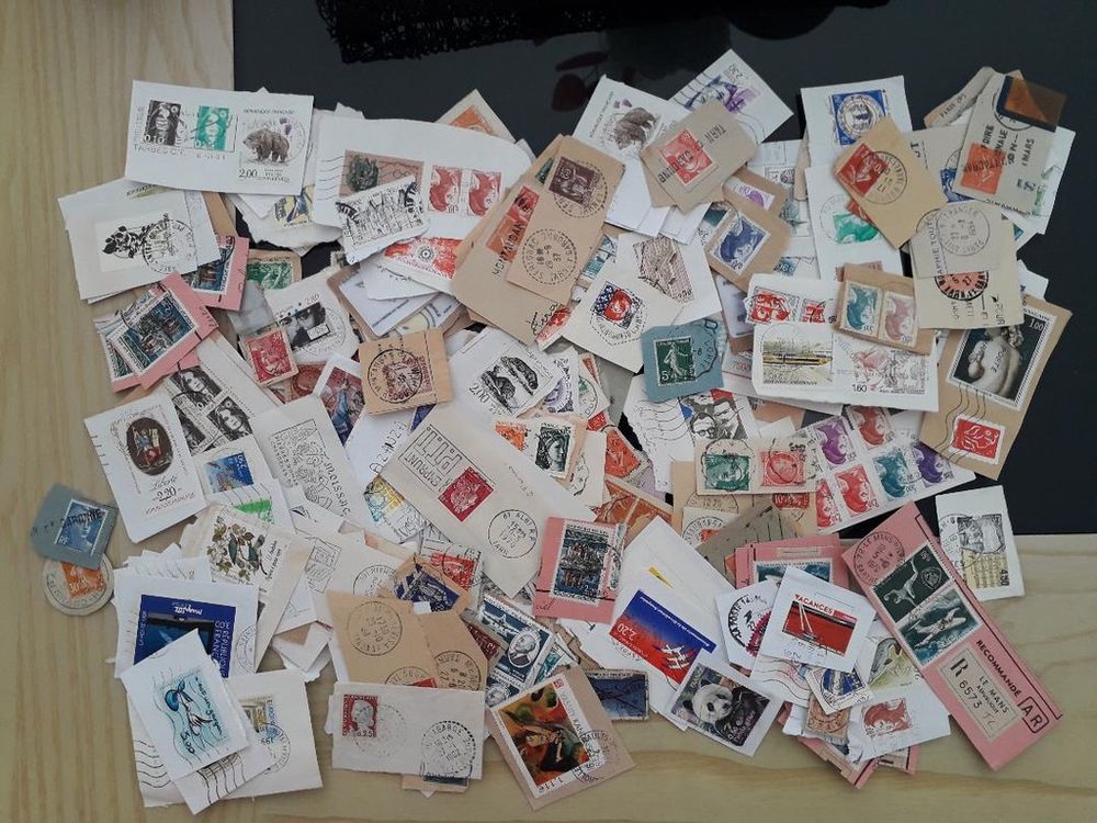 boite timbres France - 