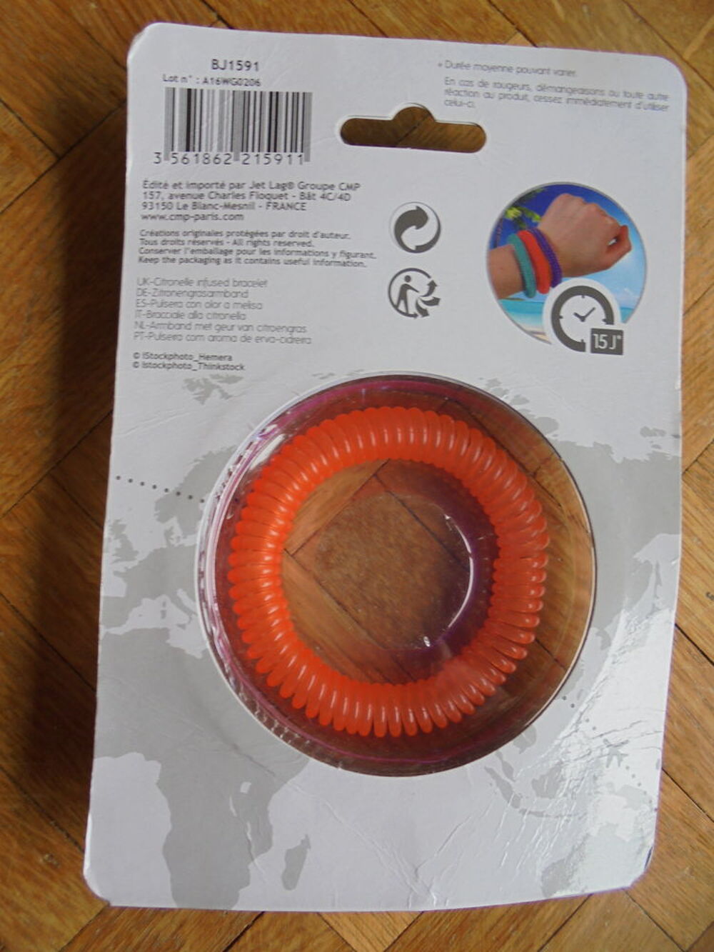 Bracelet senteur citronnelle (28b) Sports