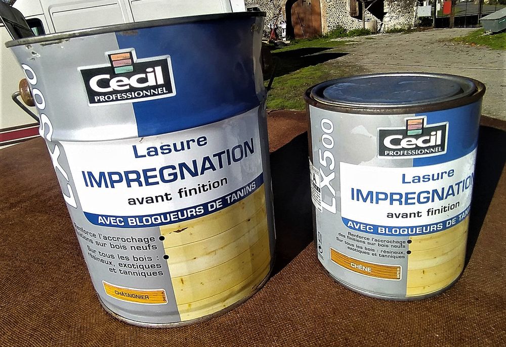 Lasure professionnelle d'impr&eacute;gnation avant finition Bricolage