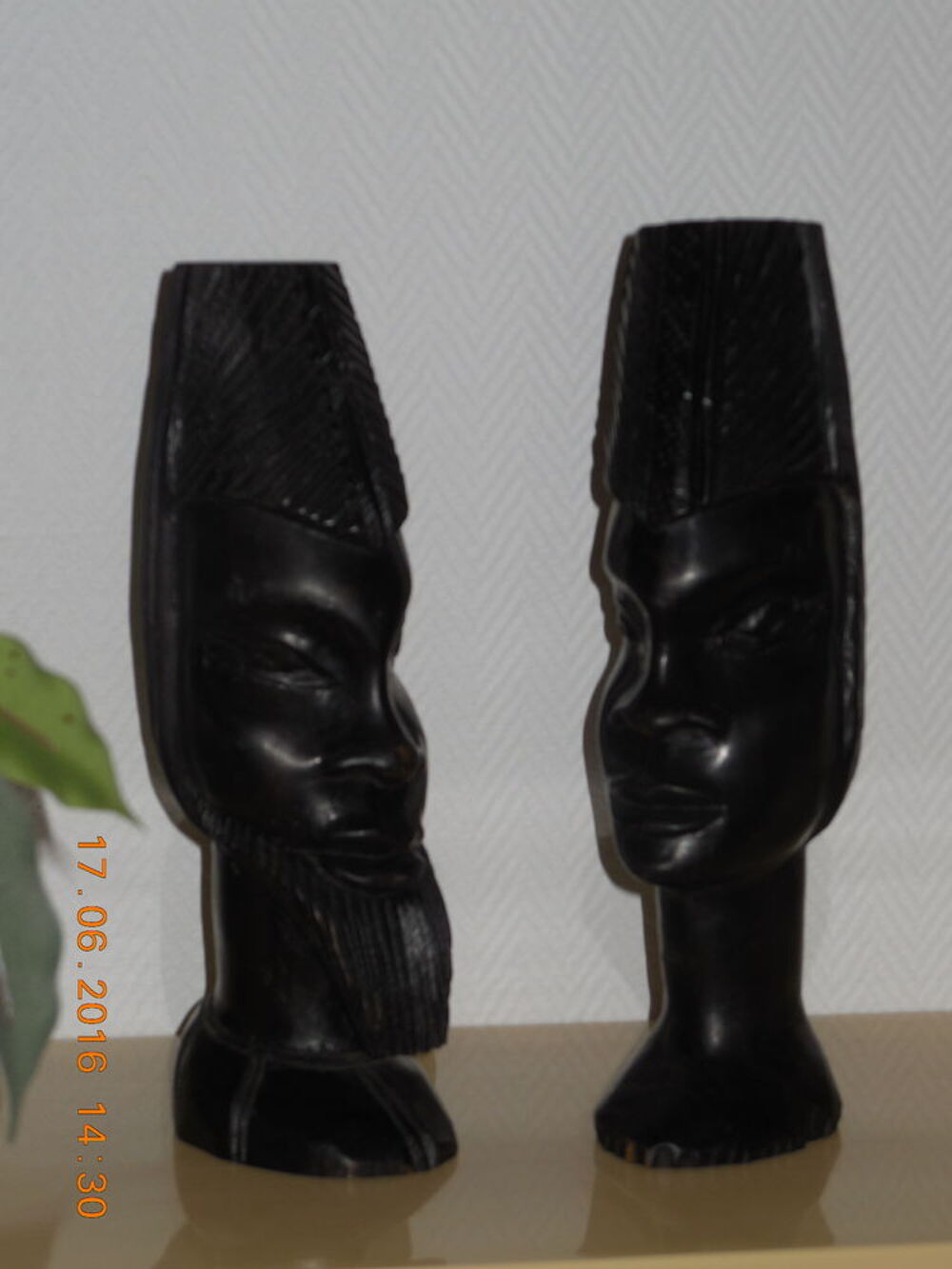 Sculpture " Bois d'&eacute;b&egrave;ne " D�coration