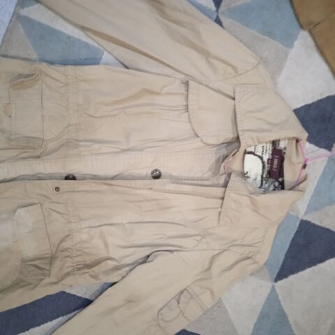 Parka beige toile fermeture pressions 7 Saint-Rambert-d'Albon (26)
