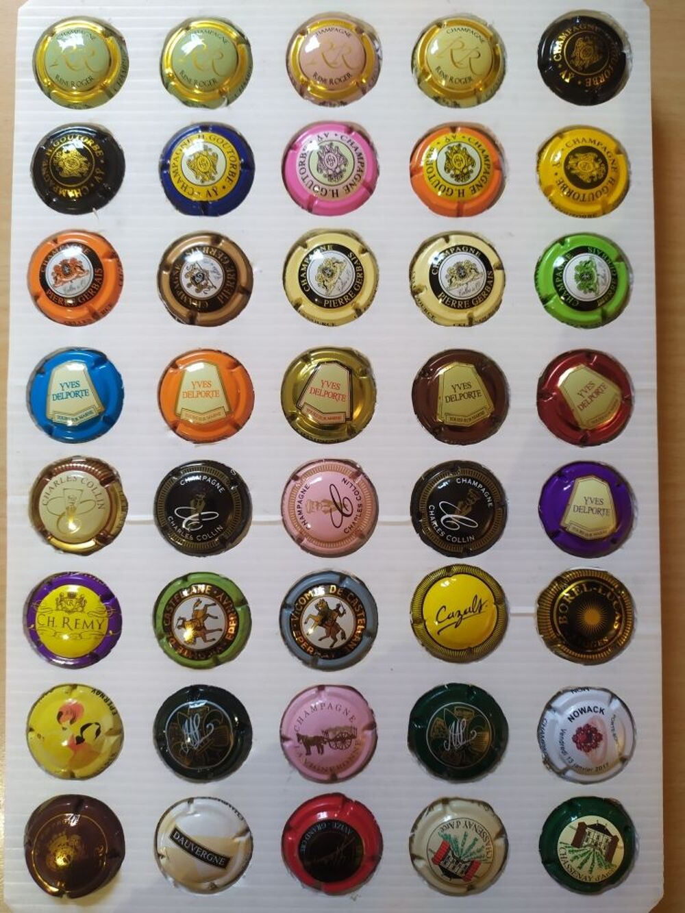 capsules de Champagne 