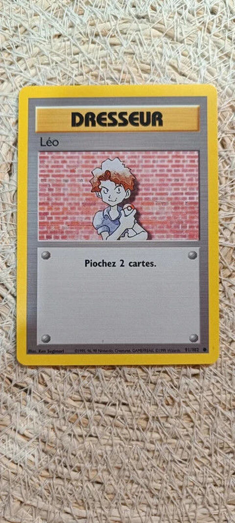 Carte Pokmon - Dresseur Lo - 91/102 1 Montbrun (46)