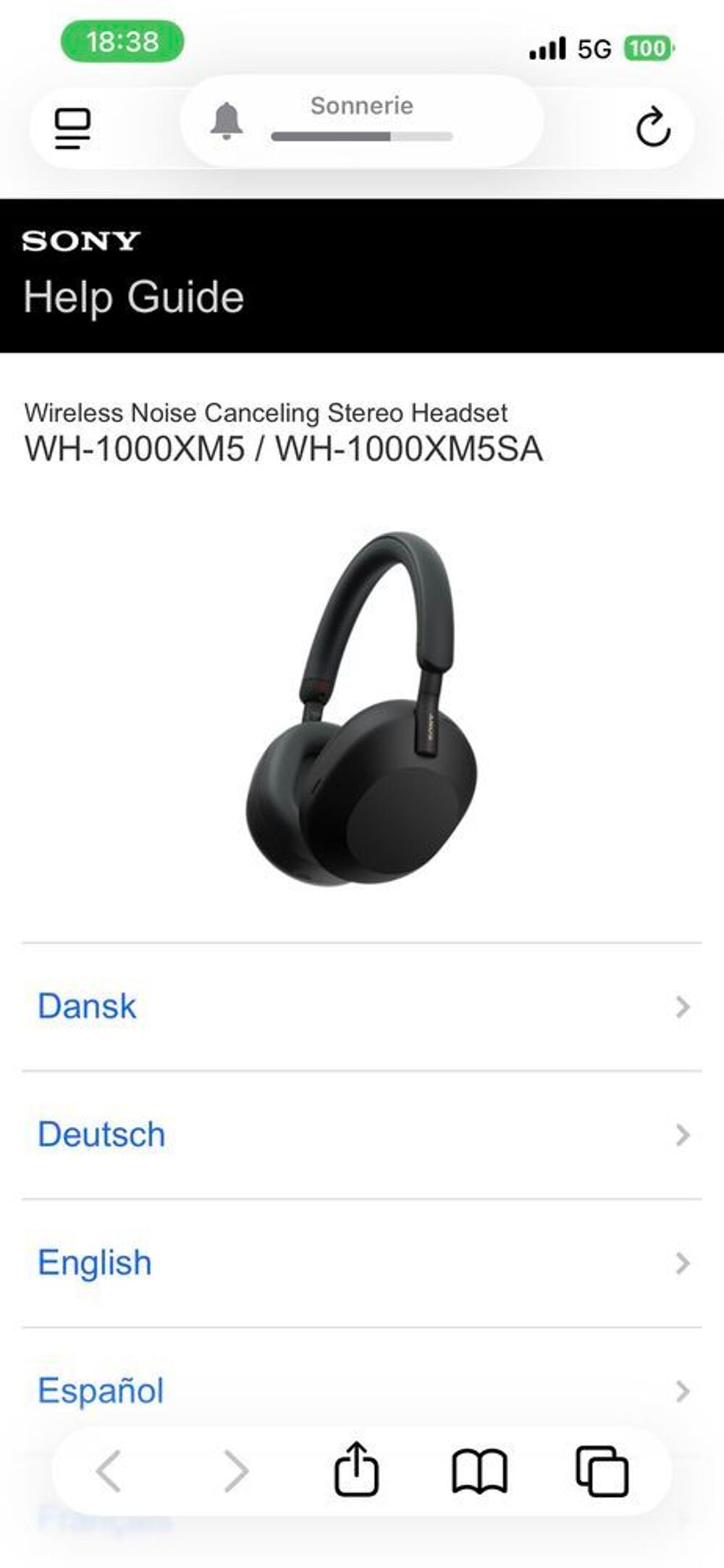 casque Sony Audio et hifi