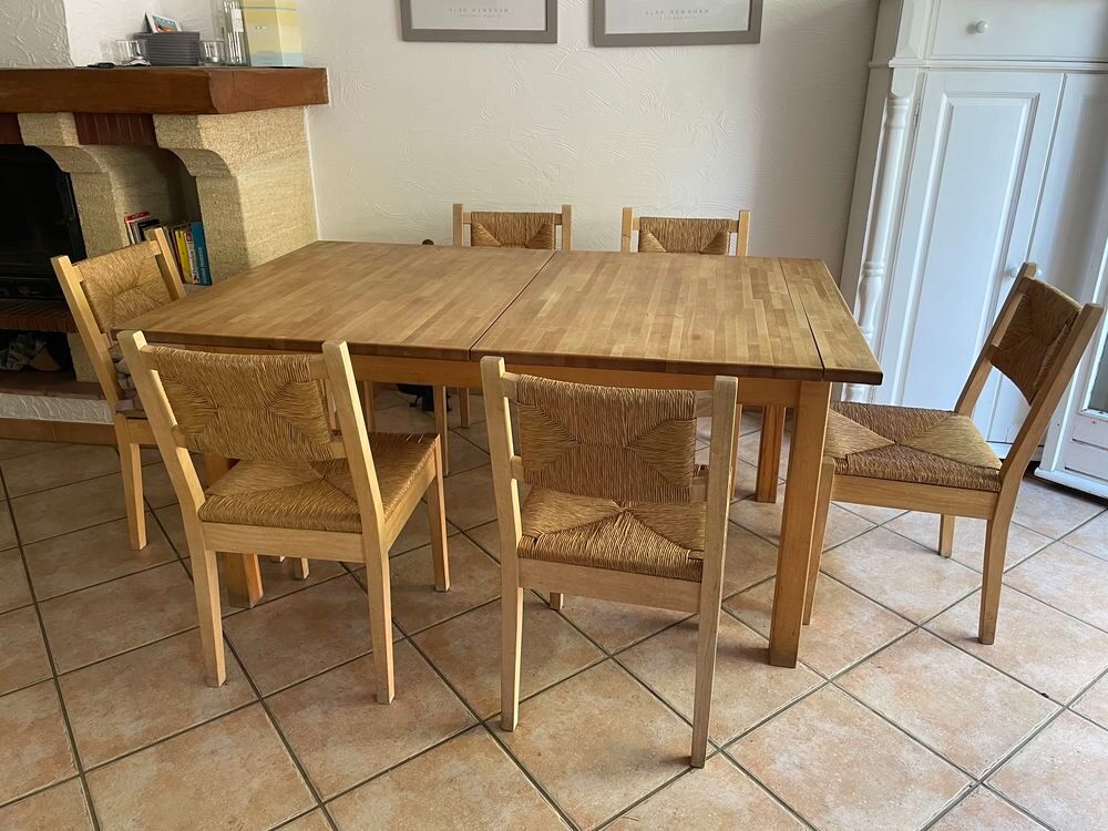 table en bois, massif Meubles