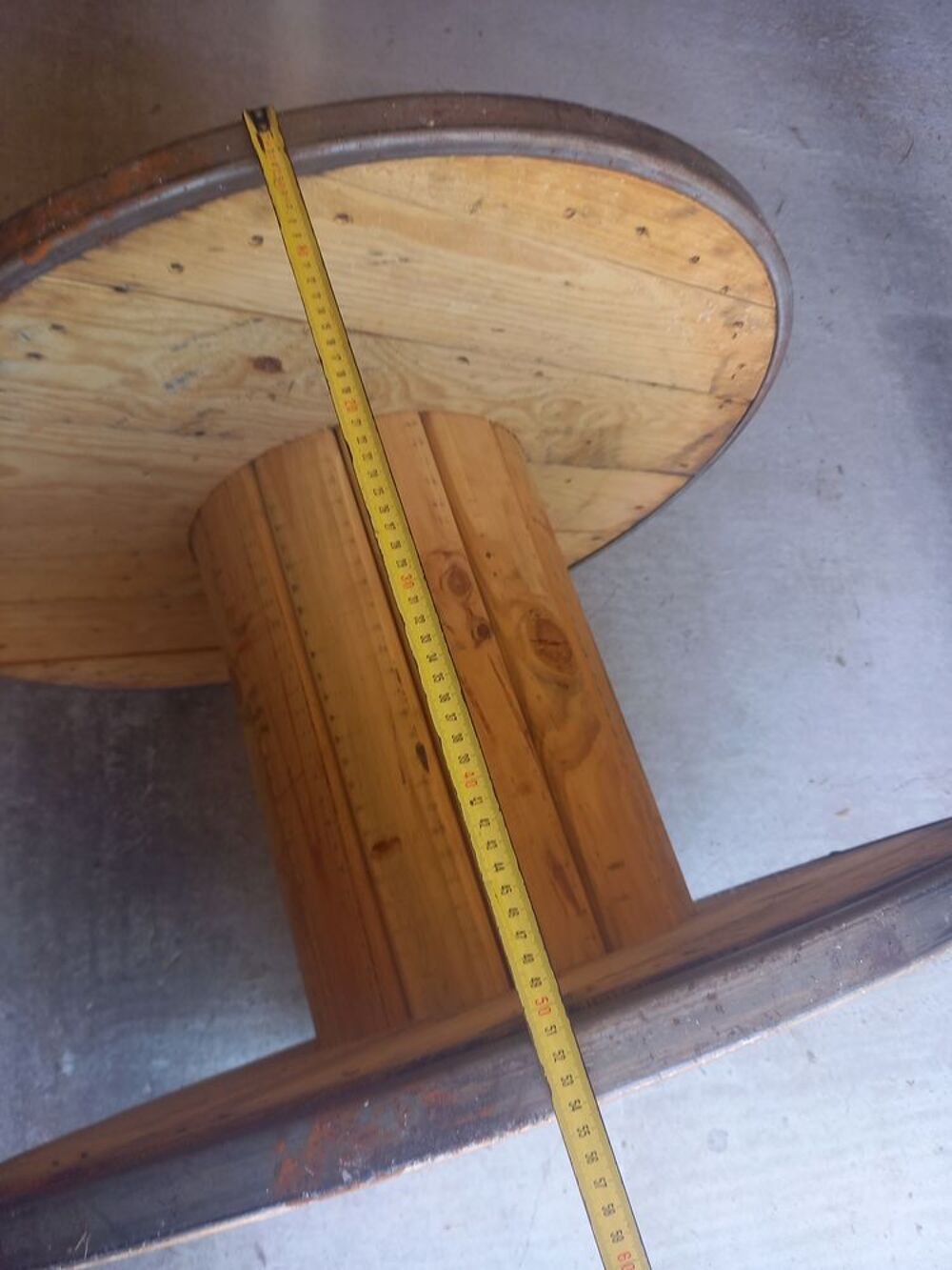 Touret bois - table basse/d'appoint - &Oslash;90cm x H54cm Bricolage