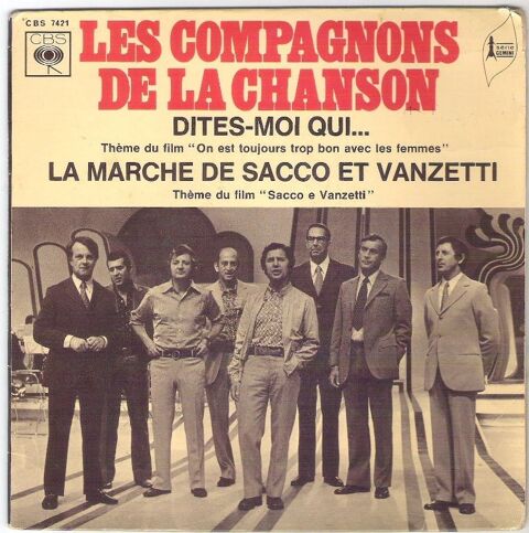 Disque vinyle 45 tours Les Compagnons de la chanson 4 Balma (31)