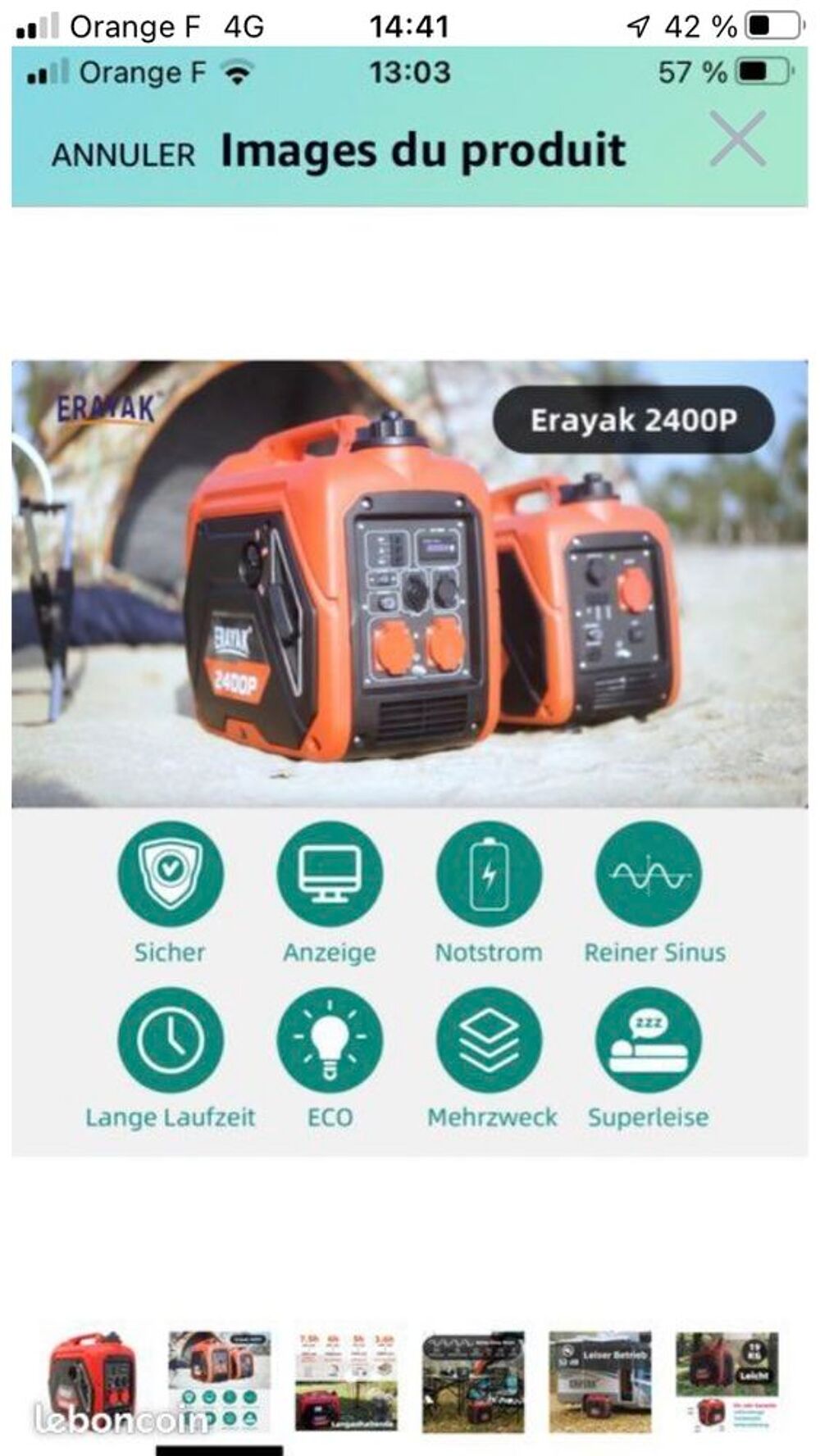 groupe &eacute;lectrog&egrave;ne NEUF Bricolage