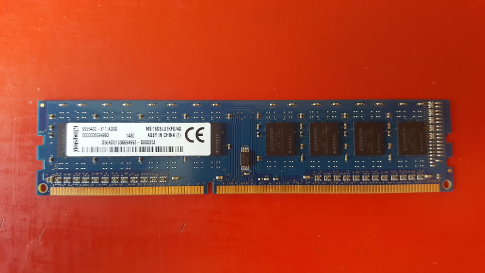 KINGSTON 4GO DDR3 1600MHz 16D3LU1KFG/4G MSI16D3LU1KFG/4G Matériel informatique