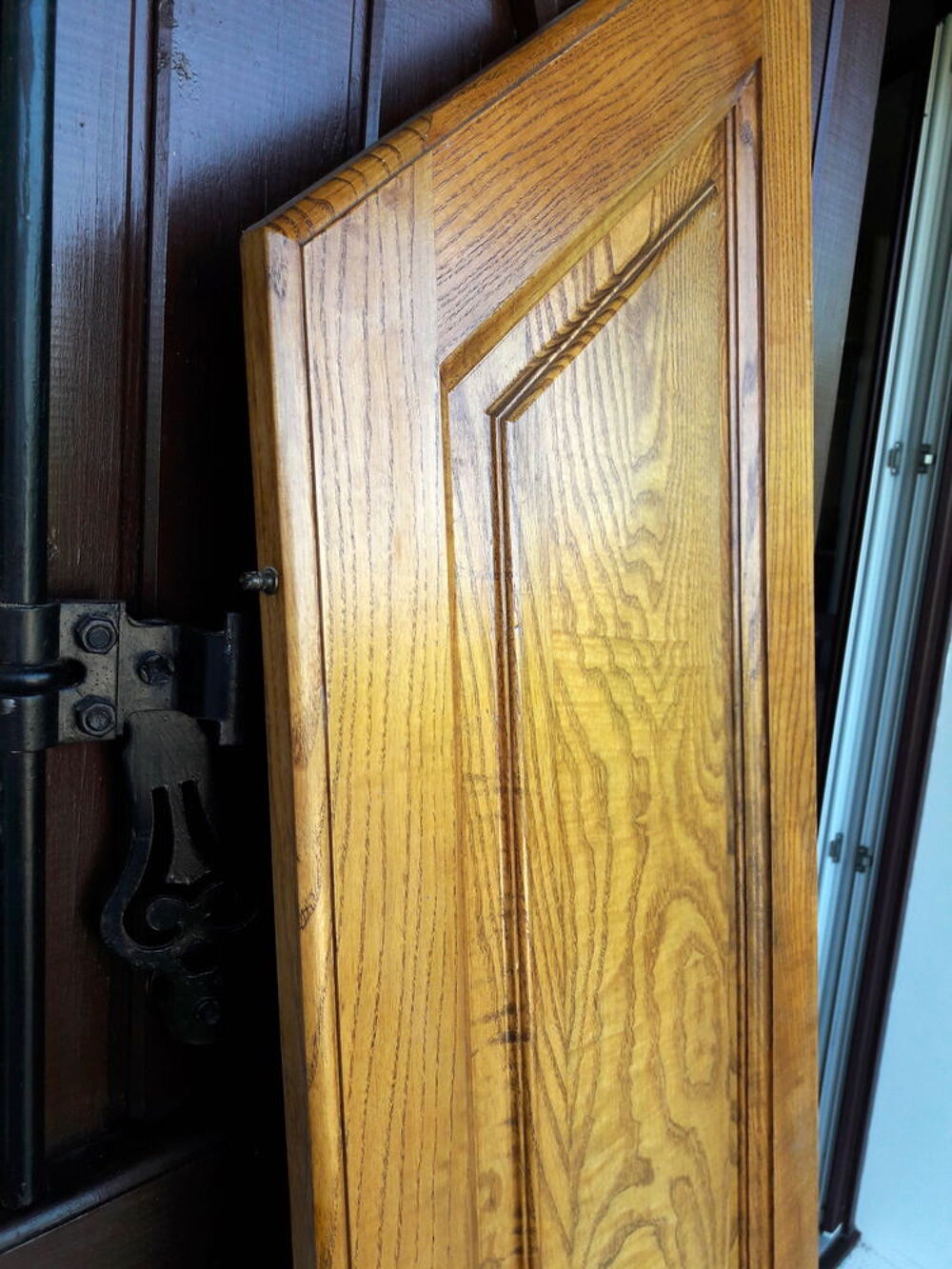 Porte ch&ecirc;ne massif parfait &eacute;tat Bricolage
