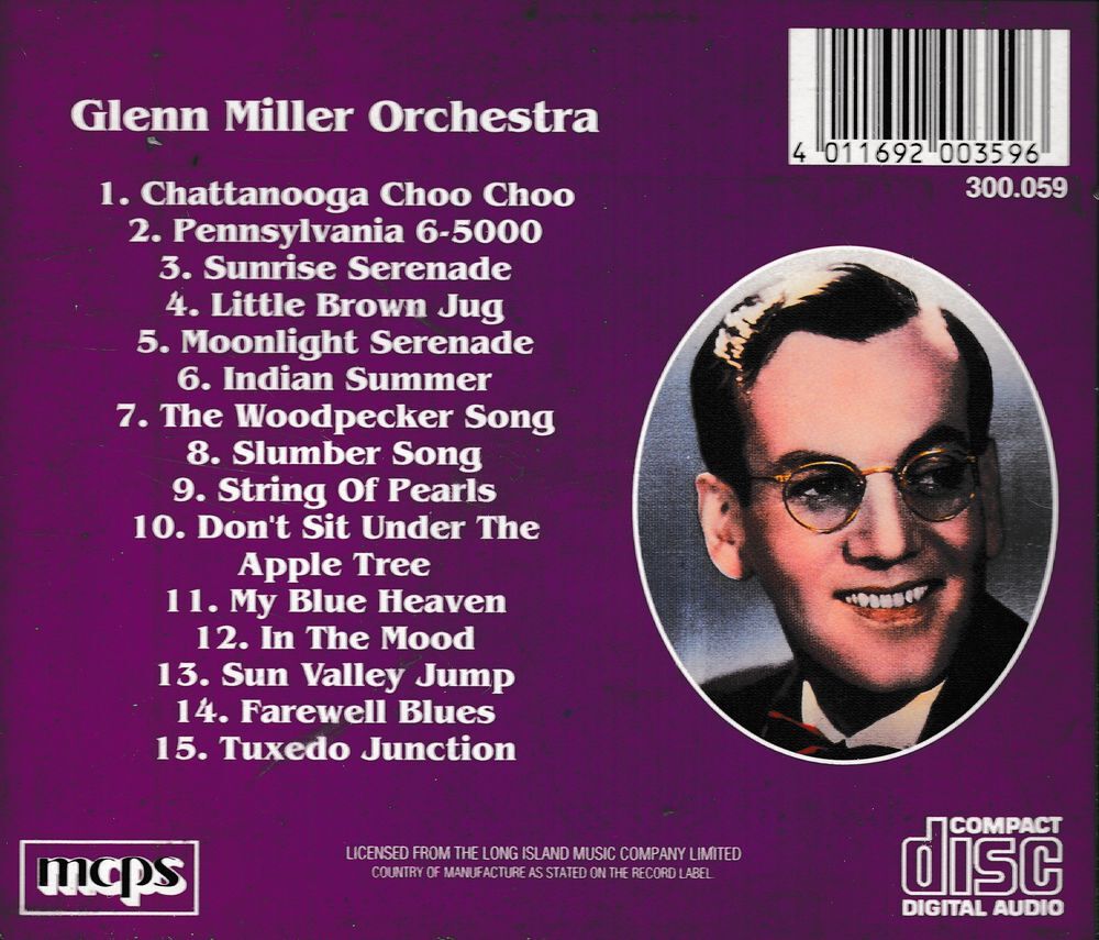 CD Glenn Miller Orchestra - In The Mood CD et vinyles