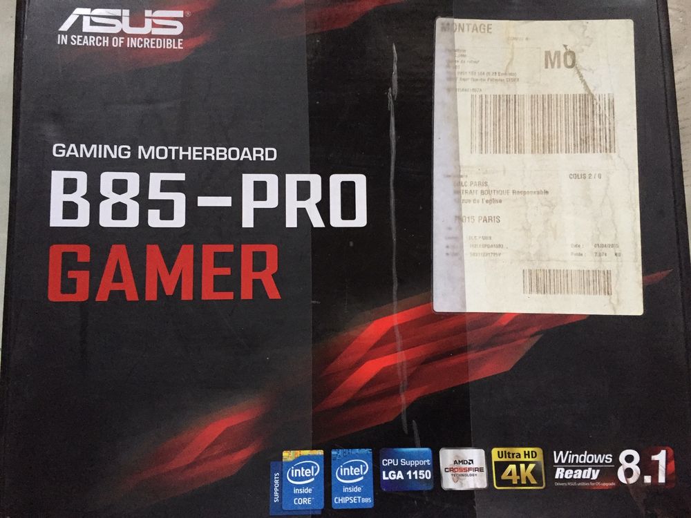 carte m&egrave;re ASUS pro gamer Matériel informatique